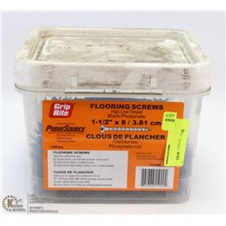 TUB OF FLOORING SCREWS 1-1/2" X 8
