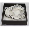 Image 1 : 4PC SILVER PLATED NEW BRACELETS.