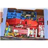 Image 1 : LARGE BOX OF TONKA, ERTL WITH NAMES LIKE JOHN