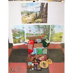 BOX OF COLLECTIBLE SCOUTS BOOKS