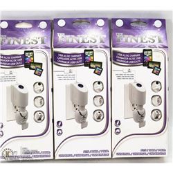 BUNDLE OF 3 UNIVERSAL USB AC/DC CHARGERS