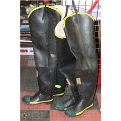 TWO PAIRS OF WADER BOOTS