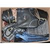 BOX OF ESTATE PURSES & MORE