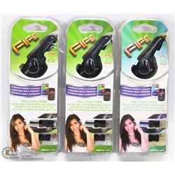 BUNDLE OF 3 CAR PREMIUM MOBILE CHARGERS FOR MICRO/