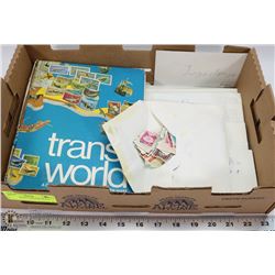 FLAT W/ESTATE VINTAGE TRANS WORLD