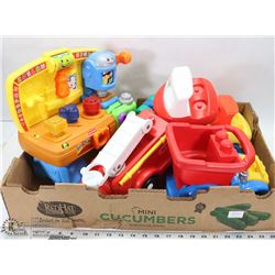 FLAT W/FISHER PRICE INTERACTIVE TOYS,