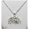 Image 1 : 9) STERLING SILVER TRUCK PENDANT WITH CHAIN