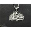 Image 2 : 9) STERLING SILVER TRUCK PENDANT WITH CHAIN