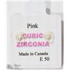 Image 3 : 13) PINK CUBIC ZIRCONIA SCREW BACK STUD EARRINGS