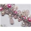 Image 2 : 17) STERLING SILVER FRESHWATER PEARL BRACELET