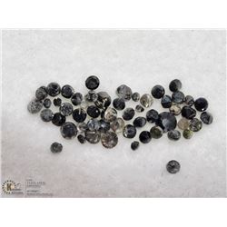 29) GENUINE BLACK DIAMOND GEMSTONES