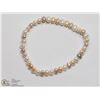 Image 1 : 30) FRESHWATER PEACH PEARL FLEXIBLE BRACELET