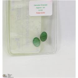 40) GENUINE EMERALD GEMSTONE