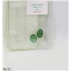 Image 1 : 40) GENUINE EMERALD GEMSTONE