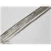 Image 2 : 45) LOT OF 5 STERLING SILVER BOX CHAINS