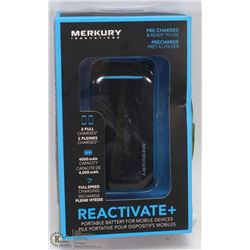 REACTIVATE PLUS PORTABLE BATTERY FOR MOBILE DEVICE