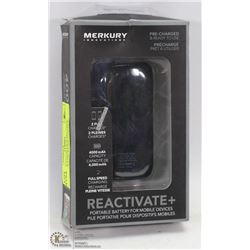 REACTIVATE PLUS PORTABLE BATTERY FOR MOBILE DEVICE