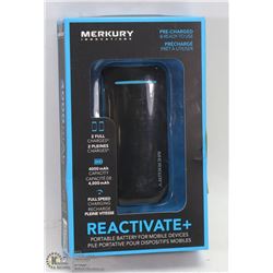 REACTIVATE PLUS PORTABLE BATTERY FOR MOBILE DEVICE