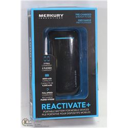 REACTIVATE PLUS PORTABLE BATTERY FOR MOBILE DEVICE