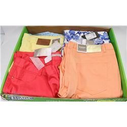 LARGE FLAT W/5 PAIRS OF NEW WOMENS