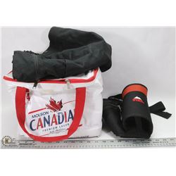 BOX W/MOLSON CANADIAN COOLER BAG,