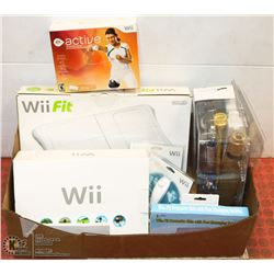 ESTATE BOX WITH WII AND WII ACCESSORIES