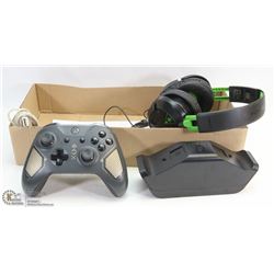 XBOX ONE CONTROLLER W/DUAL CHARGER, TURTLEBEACH