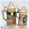 Image 1 : LOT OF 2 BEER STEINS