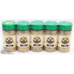 5 JARS OF GARLIC LOVERS SEASONING