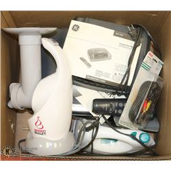 ESTATE BOX OF ASSORTED HOME ELECTRONICS AND