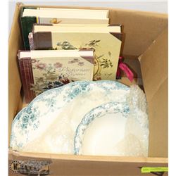 IMPERIAL PORCELAIN PLATTER & BOWL. MADE IN ENGLAND