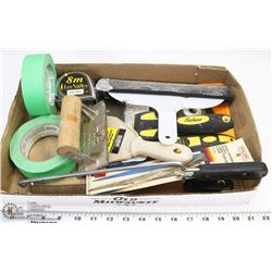 FLAT OF DRYWALL & PAINTING SUPPLIES / ACCESSORIES