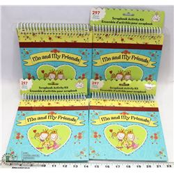 FLAT OF ME AND MY FRIENDS SCRAPBOOK ACTIVITY KITS