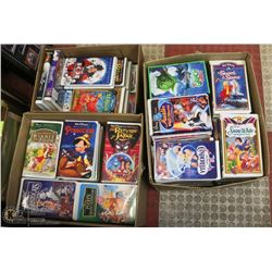 LARGE LOT  OF WALT DISNEY VHS MOVIES