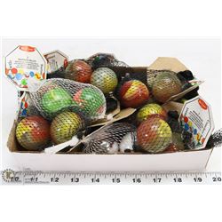 VINTAGE MONTROSE MARBLES LARGE GLASS