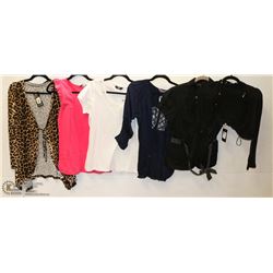6 NEW WOMEN'S SHIRTS - SIZE 16 (US) -