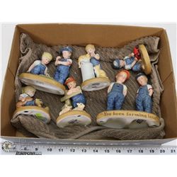 LOT OF 6 COUNTRY STORE "LITTLE FARMERS"