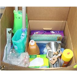 ESTATE BOX OF CLEANING SUPPLIES