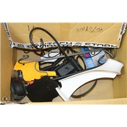 LOT OF RETAIL DISPLAY ITEMS WITH PRICE GUN & TAGS