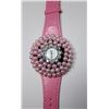 Image 2 : 18 - NEW PINK BANDED PEARL & CRYSTAL