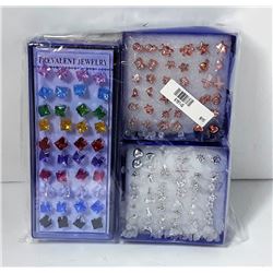 5 - LOT OF 62 PAIRS OF STUD EARRINGS