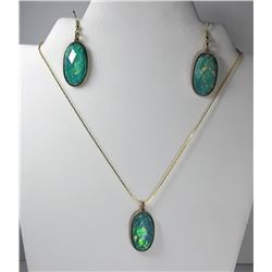 19 - OVAL FACETTED GREEN AUSTRALIAN