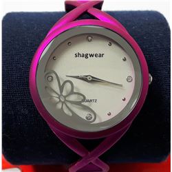 17 - HOT PINK SHAGYWEAR WATCH