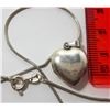 Image 3 : 15 - STERLING SILVER ETCHED HEART
