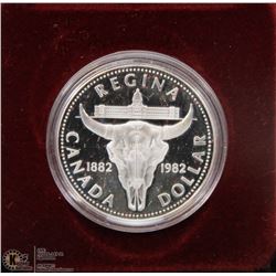 1982 CANADIAN PROOF SILVER DOLLAR