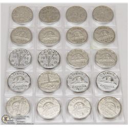 CANADIAN NICKEL COLLECTION, DATES RANGE FROM 1929