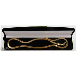 14 K GOLD FILLED HERRINGBONE NECKLACE