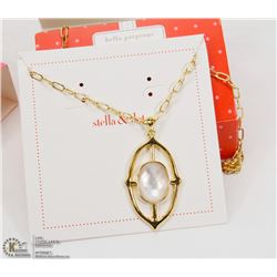 NEW STELLA & DOT FORTUNA STONE NECKLACE