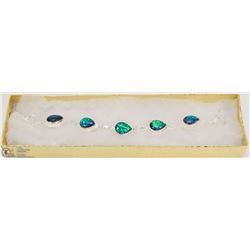 #52-AUSTRALIAN FIRE OPAL GEMSTONE BRACELET