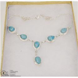 #62-CARIBBEAN GEMSTONE NECKLACE